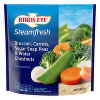 Birds Eye Steamfresh Broccoli, Carrots, Sugar Snap Peas & Water Chestnuts Frozen Vegetables, 10.8 Ounce