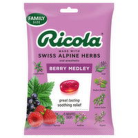 Ricola Drops, Oral Anesthetic, Berry Medley, Family Size, 45 Each