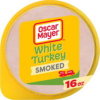 Oscar Mayer Smoked Lean White Turkey Sliced Lunch Meat, 16 Ounce