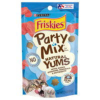 Friskies Party Mix Cat Treats, Natural Yums, 2.1 Ounce