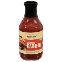 Woodstock Bar-B-Q Sauce, Organic, Original, 18 Ounce