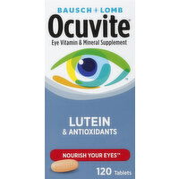 Ocuvite Eye Vitamin & Mineral Supplement, with Lutein, Tablets, 120 Each