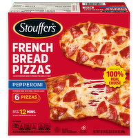 Stouffer's Pizzas, French Bread, Pepperoni, 6 Each