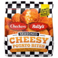 Checkers/Rally's Potato Bites, Cheesy, Seasoned, 16 Ounce