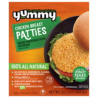 Yummy Chicken Breast Patties, 22.3 Ounce