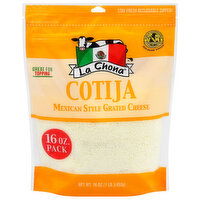 La Chona Cotija Mexican Style Grated Cheese, 16 Ounce