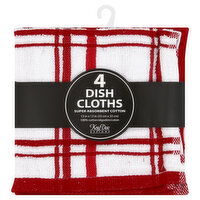 Kay Dee Designs Dish Cloths, 4 Each