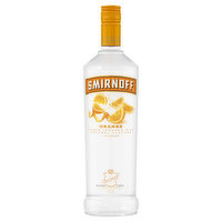 Smirnoff Vodka, Triple Distilled, Twist of Orange, 1 Litre