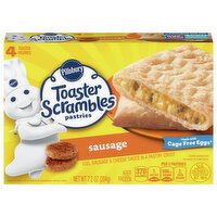 Toaster Scrambles Toaster Pastries, Sausage, 4 Each