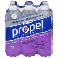 Propel Zero Sugar Grape Electrolyte Water Beverage, 6 Each