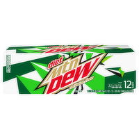 Mtn Dew Soda, Caffeine Free, Diet, 12 Each