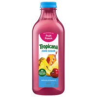 Tropicana Drink, Fruit Punch, Zero Sugar, 46 Fluid ounce