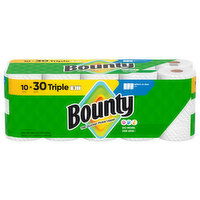 Bounty White 2-Ply Select-A-Size Triple Rolls Paper Towels, 10 Each