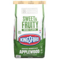 Kingsford Sweet & Fruity Wood Flavor Charcoal Briquets with Applewood, 16 Pound