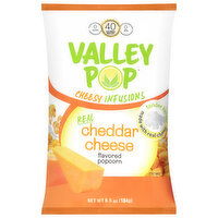 Valley Pop Cheesy Infusions Cheddar Cheese Popcorn, 6.5 Ounce