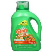 Gain +Aroma Boost Detergent, Island Fresh, 2.75 Quart