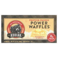 Kodiak Power Waffles, Protein-Packed, Buttermilk & Vanilla, 13.4 Ounce