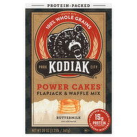 Kodiak Power Cakes Flapjack & Waffle Mix, Buttermilk, 20 Ounce