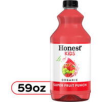 Honest Organic Super Fruit Punch Juice Drink, 59 Fluid ounce
