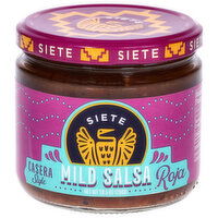 Siete Roja Mild Casera Style Salsa, 10.5 Ounce
