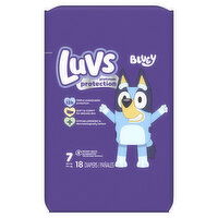 Luvs Platinum Protection Platinum Protection Baby Diapers, Size 7, 18 Each