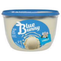 Blue Bunny Frozen Dairy Dessert, Vanilla, 48 Fluid ounce