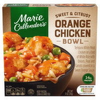 Marie Callender's Orange Chicken Bowl, Sweet & Citrusy, 11 Ounce