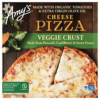 Amy's Pizza, Veggie Crust, Cheese, 9.1 Ounce