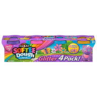 Cra-Z-Art Softee Dough, Super Soft, Glitter, 4 Pack, 4 Each