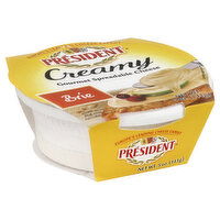 President Cheese, Gourmet Spreadable, Creamy, Brie, 5 Ounce