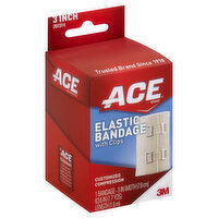 ACE Bandage, Elastic, with Clips, 3 Inch, 1 Each