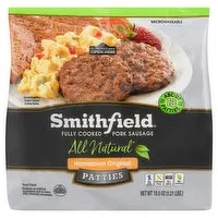 Smithfield Pork Sausage Patties, Hometown Original, 19.5 Ounce