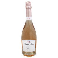 Menage a trois Sparkling Wine, Italian, Rose, Dry, 750 Millilitre