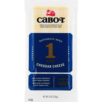 Cabot Cheese, Cheddar, White, 1 Year, 8 Ounce