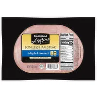 Smithfield Anytime Favorites Maple Flavored Boneless Ham Steak, 8 Ounce