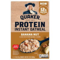 Quaker Oatmeal, Banana Nut, Instant, 6 Each