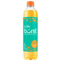 Bubly Burst Sparkling Water Beverage, Tropical Punch, 16.9 Fluid ounce