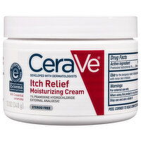 CeraVe Moisturizing Cream, Itch Relief, 12 Ounce