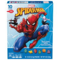 Betty Crocker Fruit Flavored Snacks, Assorted Fruit Flavors, Marvel Spider-Man, 10 Each