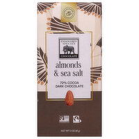 Endangered Species 72% Cocoa Almonds & Sea Salt Dark Chocolate, 3 Ounce