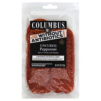 Columbus Pepperoni, Uncured, 4 Ounce