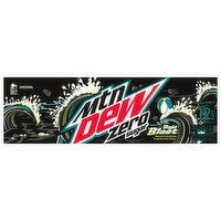 Mtn Dew Soda, Zero Sugar, Baja Blast, 12 Each