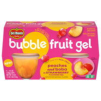 Del Monte Peaches and Boba in Strawberry Bubble Fruit Gel, 4 Each