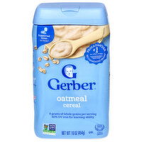 Gerber Supported Sitter 1st Foods Oatmeal Cereal, 16 Ounce