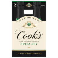 Cook's Champagne, California, Extra Dry, 4 Each