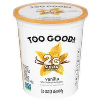 Too Good & Co. Yogurt, Vanilla, Low Fat, 32 Ounce