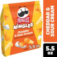 Pringles Mingles Puffed Snacks, Cheddar and Sour Cream, 5.5 Ounce