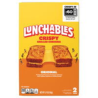 Lunchables Grilled Cheesies, Crispy, Original, 2 Each