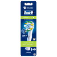 Oral-B Brush Heads, X-Shaped Bristles, Flossaction, 3 Each