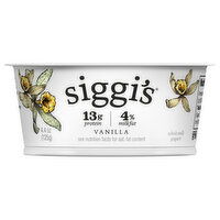 Siggi's Milk Yogurt, Whole, Vanilla, 4.4 Ounce